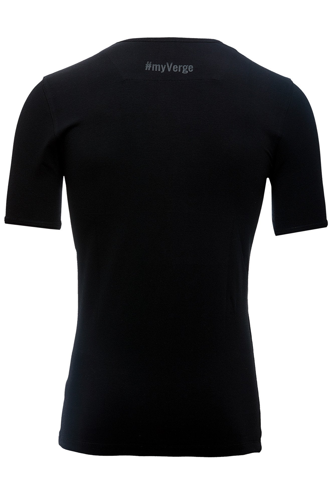 Verge Koszulka T-Shirt Męska - Czarny